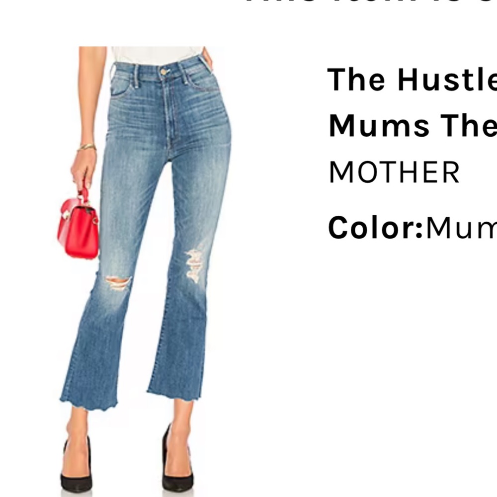 Mother Denim Ankle Hustler Mums the Word